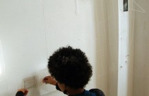 Minia Biabiany est en plein montage