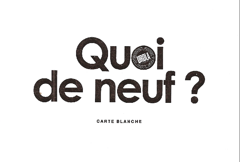Quoi de neuf ?